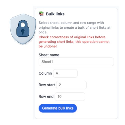 Privacy-first URL shortener without ads